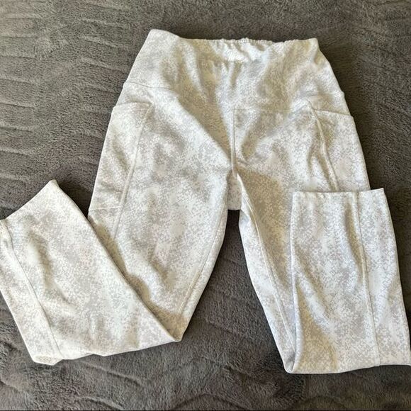 RBX Pants - Rbx grey / white print leggings with pockets
